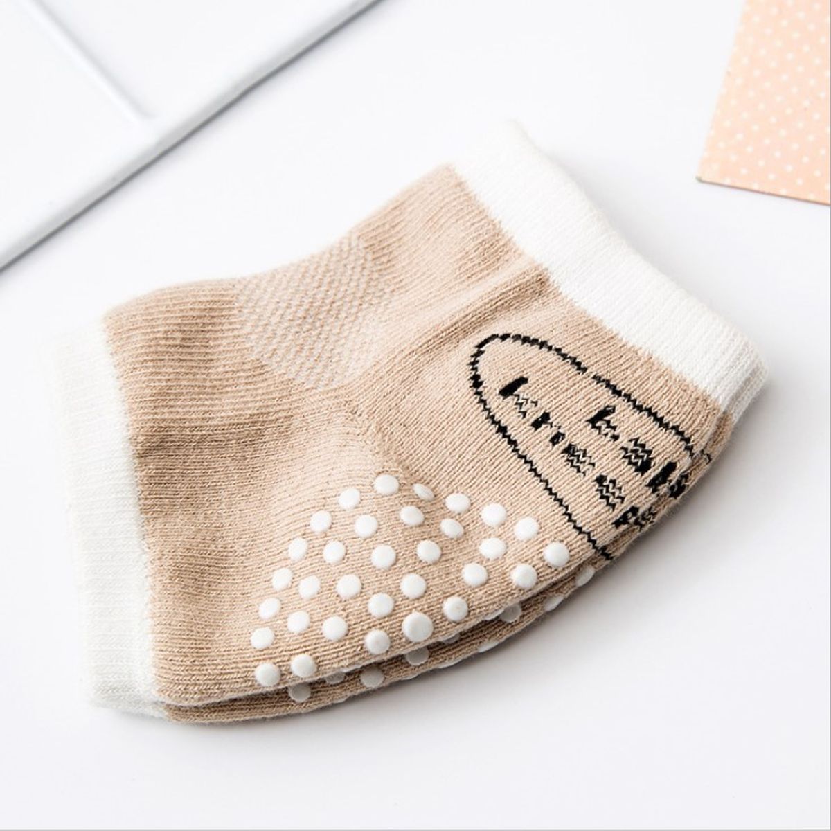 GENERICO - RODILLERA PARA BEBE 1 PACK X 3 PARES ROSADO, ROSADO Y VERDE