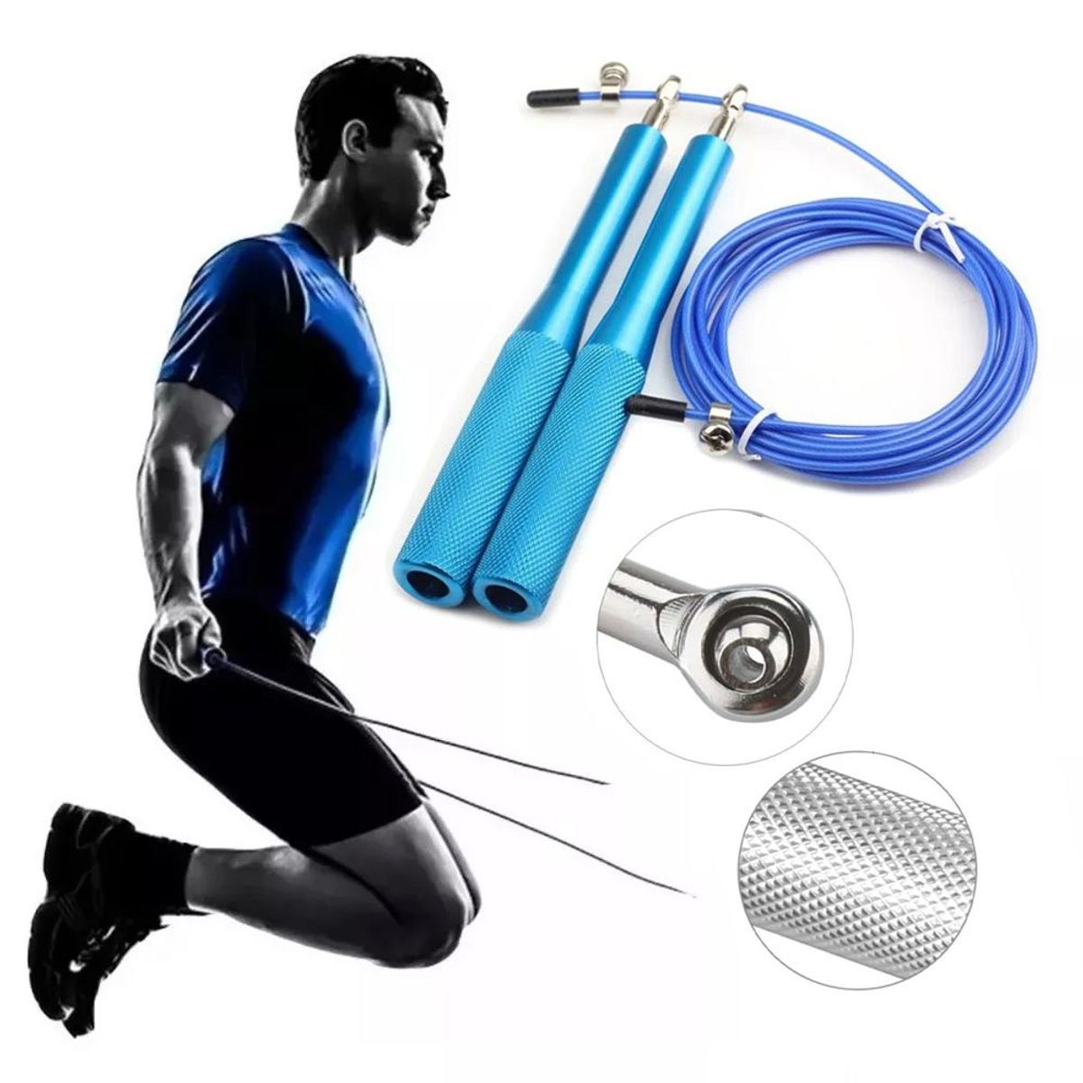 HOLGU - Soga de saltar Aluminio JUMP ROPE SPEED crossfit