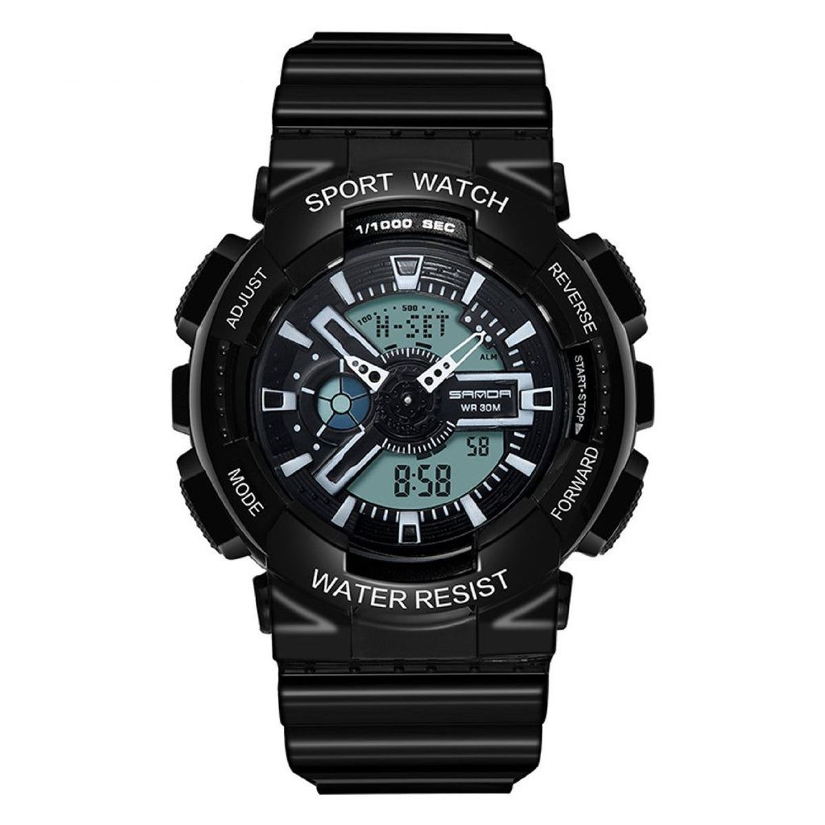 SANDA - RELOJ HOMBRE SANDA NEGRO DEPORTIVO 299292