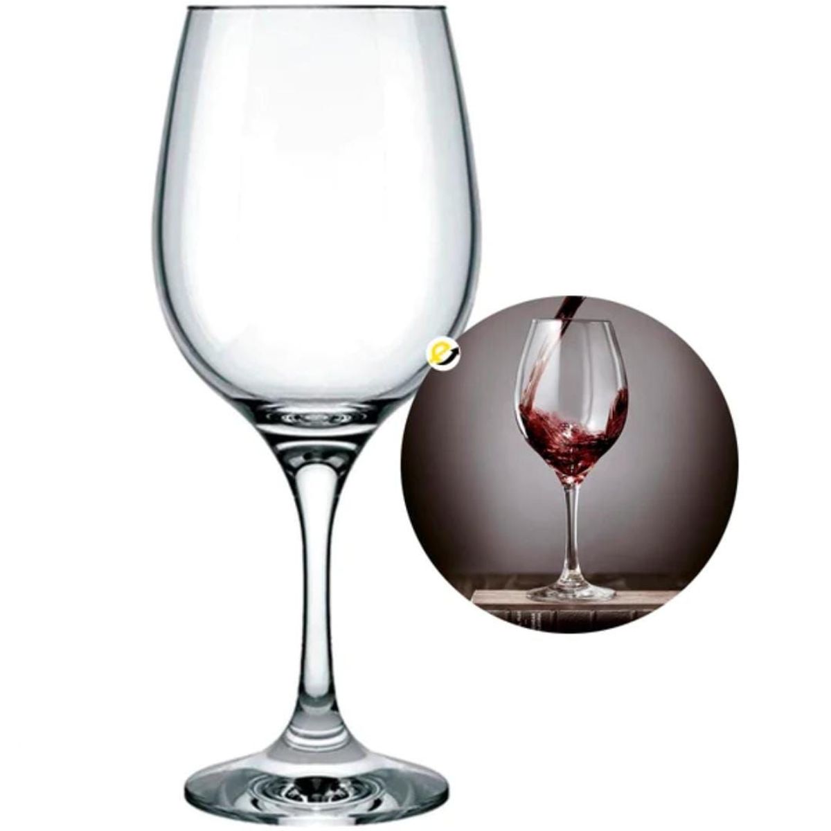 CRISTAR - 6 Copa para vino tinto modelo elegante