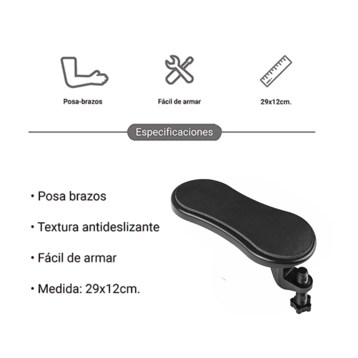 KAST PE - Soporte de escritorio para Brazo - ArmPad