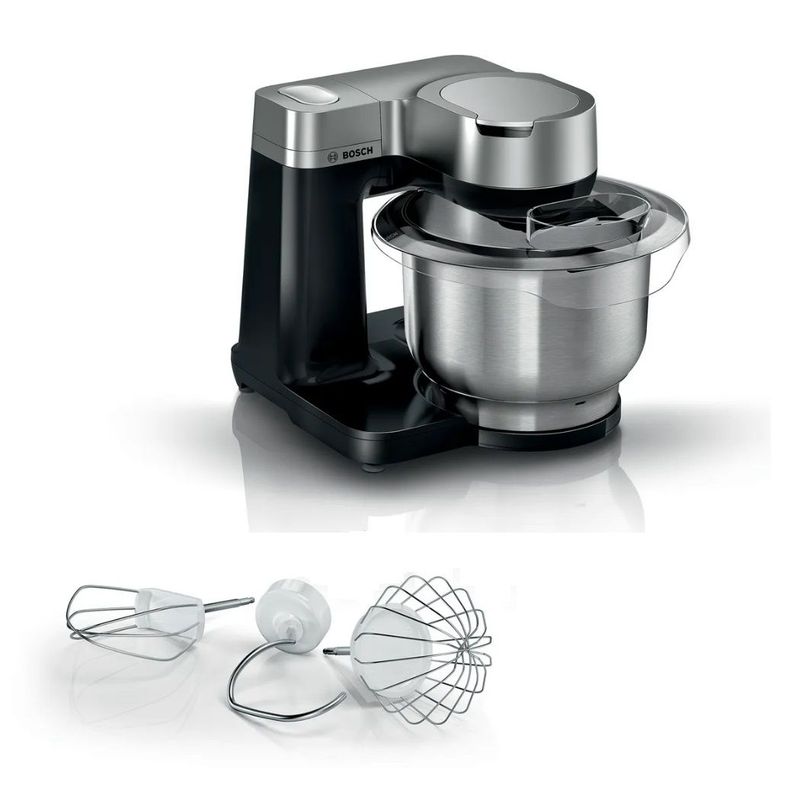 BOSCH - Batidora Bosch MUMS2VM00 de Pedestal 900 Watts Acero + Negro