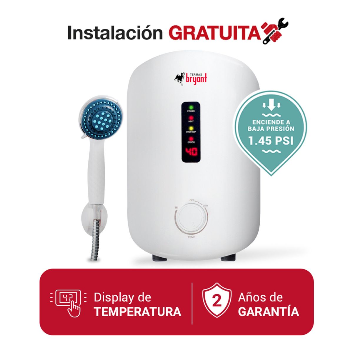 BRYANT - RAPIDUCHA SELECT PREMIUM 4.5 KW BRYANT