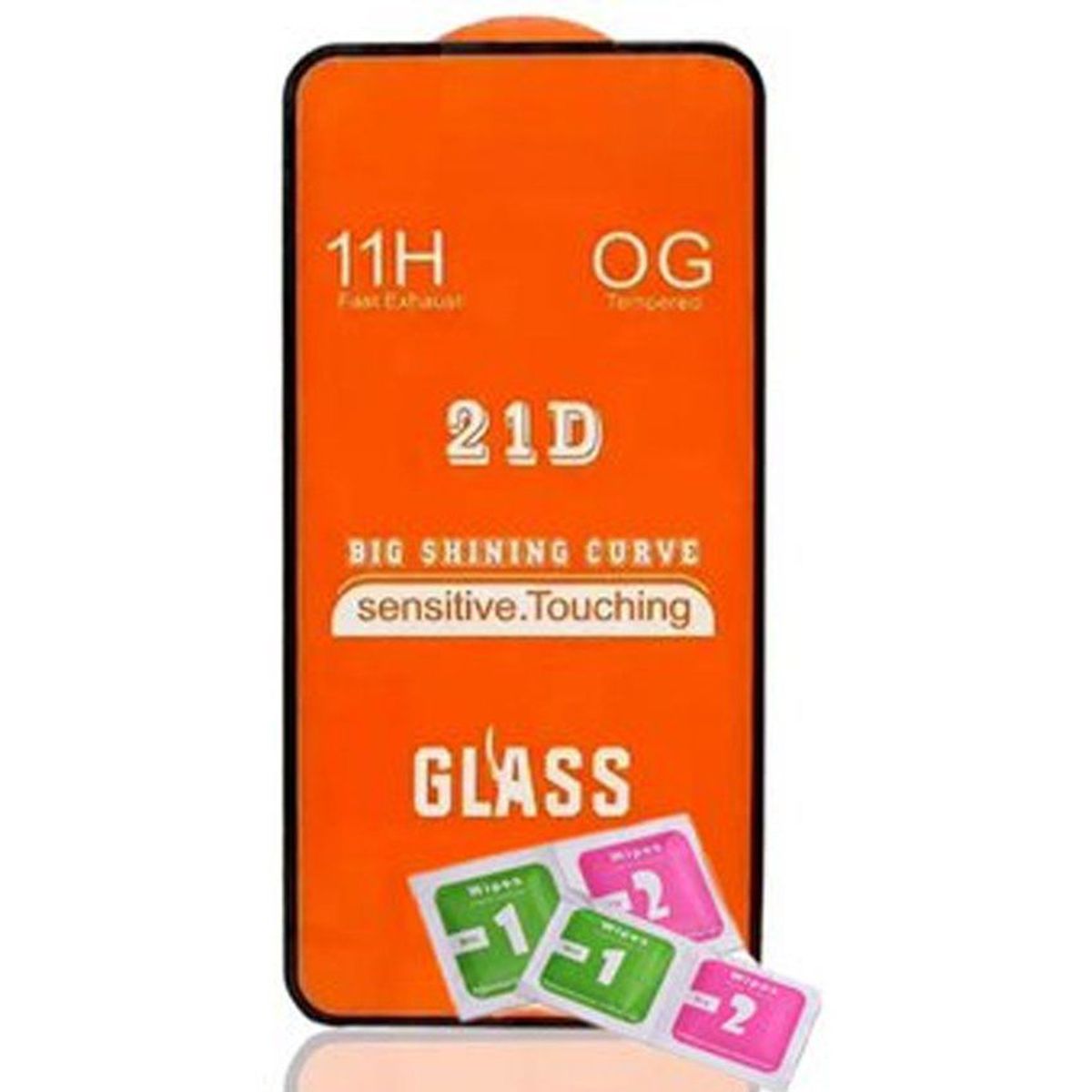 GENERICO - Vidrio Templado 11D para Samsung A72 - Negro