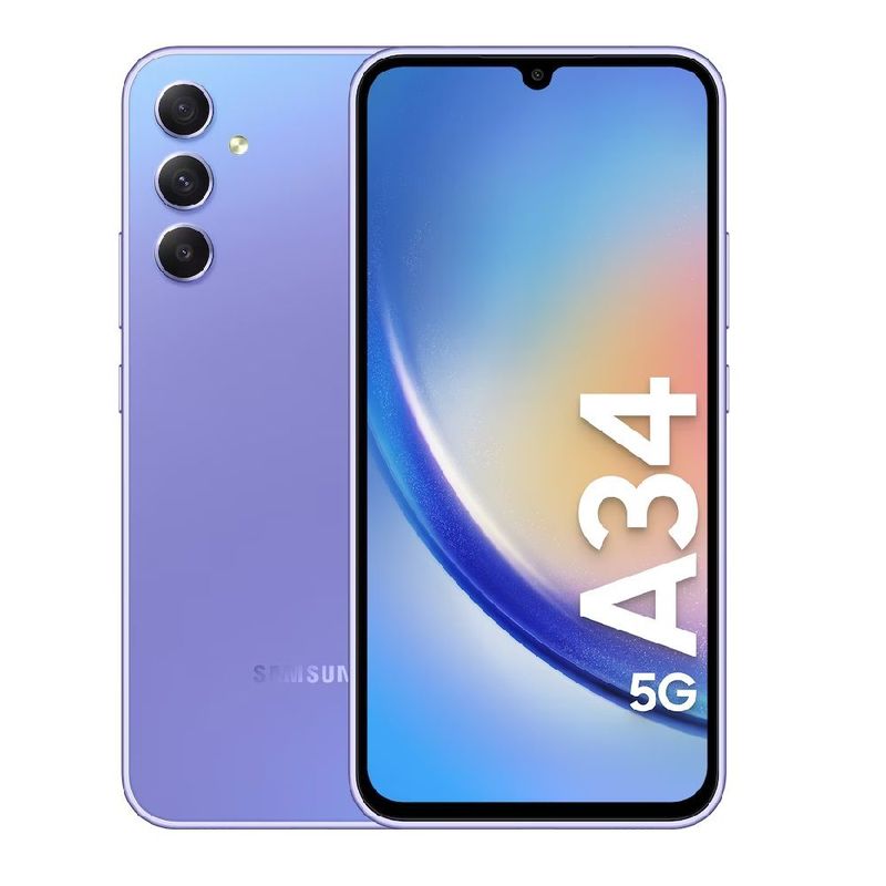 SAMSUNG - Samsung A34 5G 128GB 6GB Morado