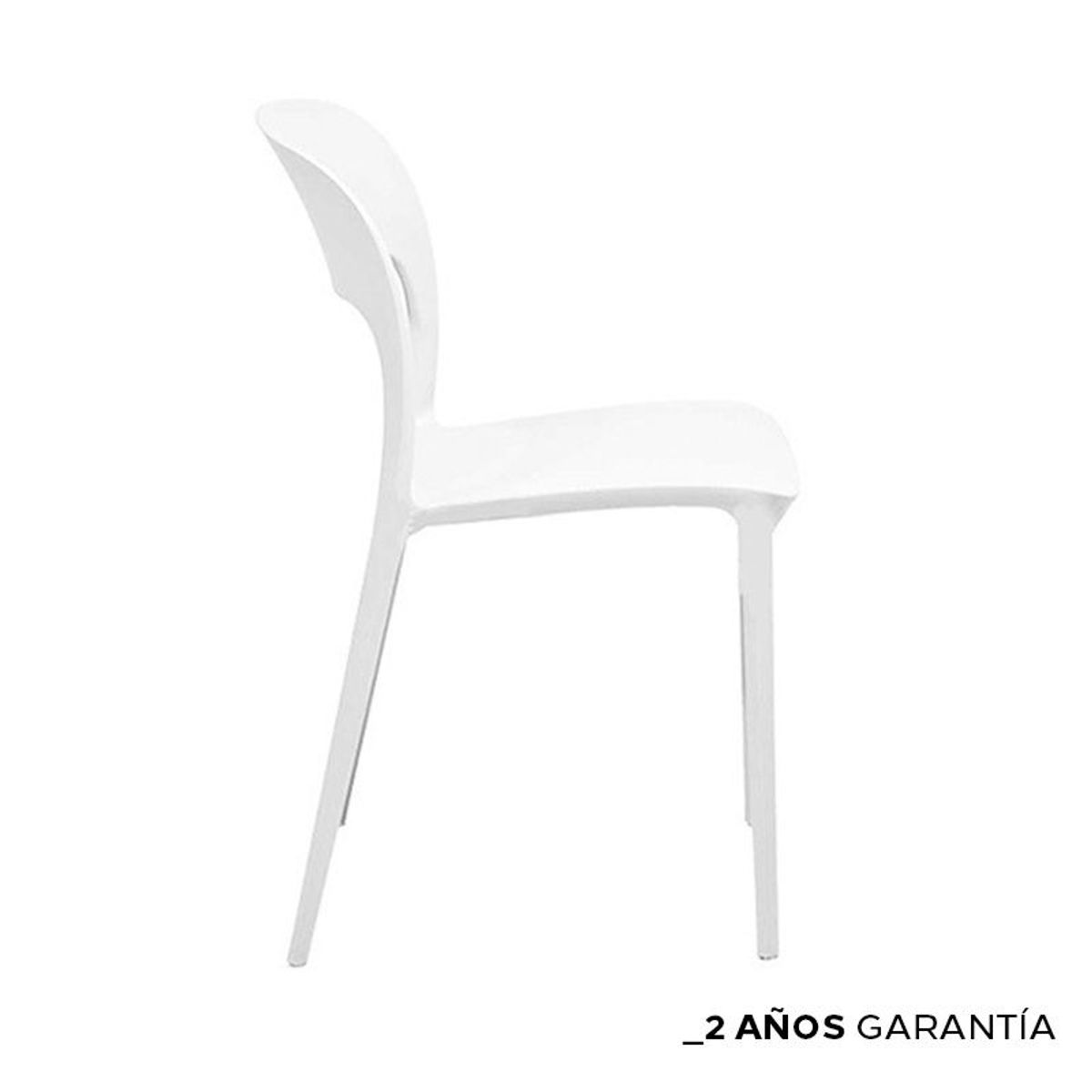 ZIYAZ - Silla De Comedor Soffi  Blanco