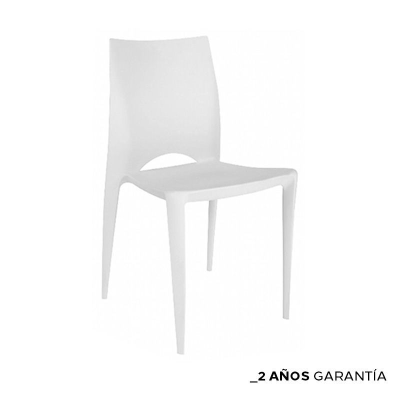 ZIYAZ - Silla De Comedor Londena Blanco