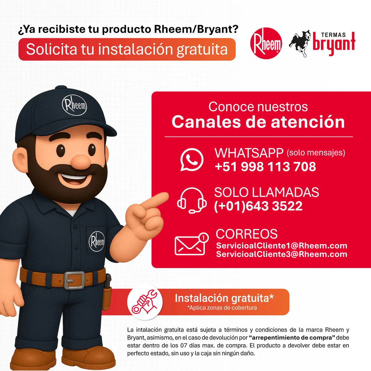 BRYANT - TERMA ELÉCTRICA 80 L BRYANT ZAFIRO XPAND MAYOR DURACIÓN