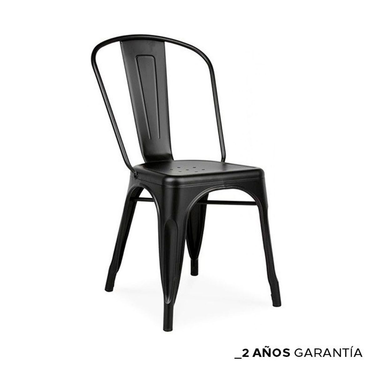 ZIYAZ - Silla De Comedor Vintage Negro