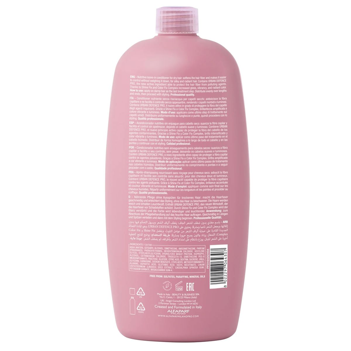 ALFAPARF MILANO - Acondicionador Nutritivo Sin Enjuague Alfaparf Moisture 1000ml