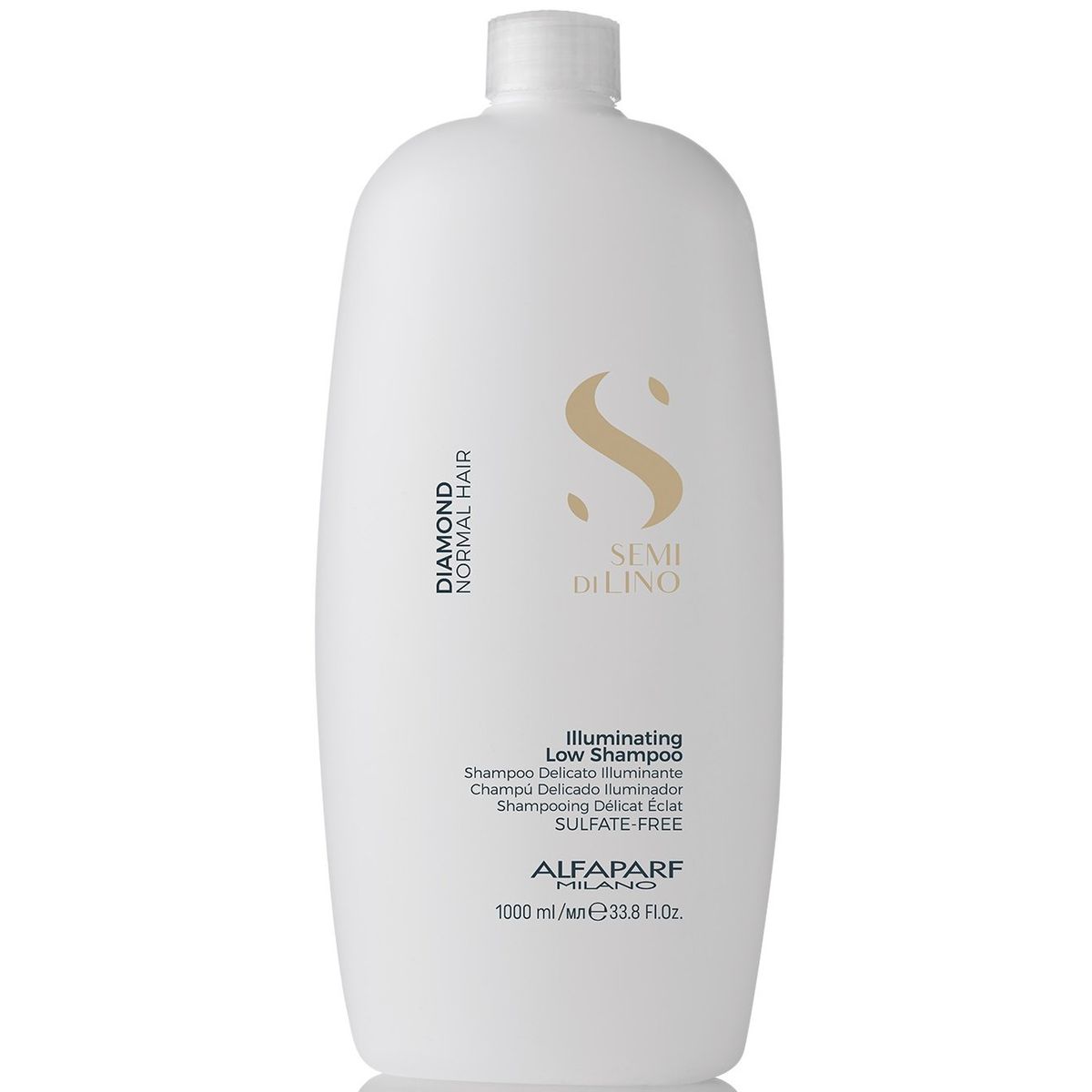ALFAPARF MILANO - Shampoo Iluminador Sin Sal 1000ml + Crema All in 1 Alfaparf Diamond