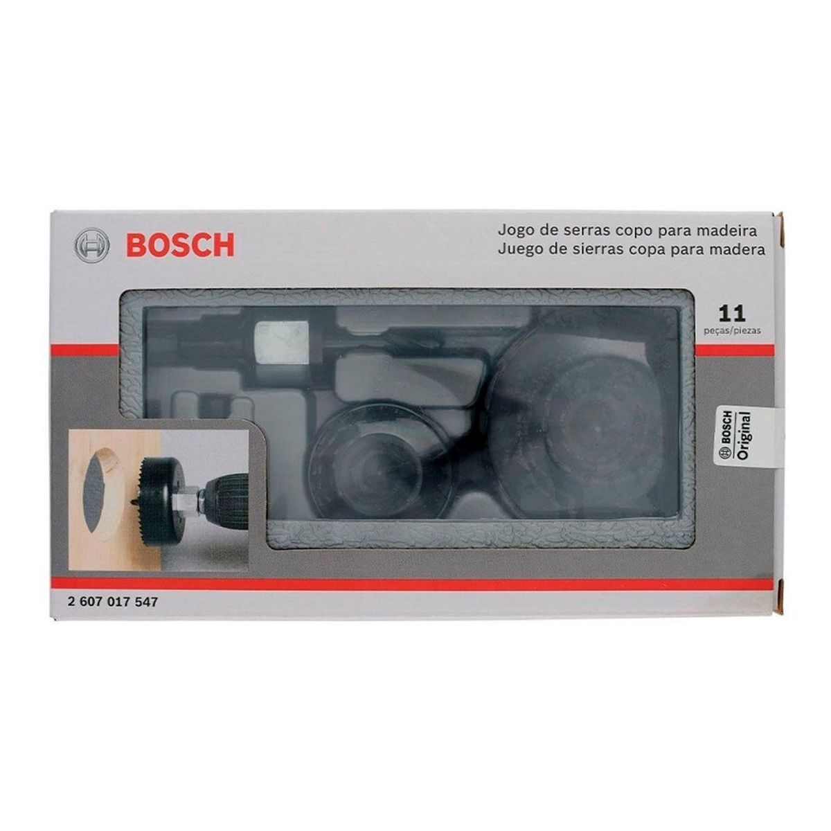 BOSCH - Set De Sierras Copa P/ Madera 15 Pzs Bosch 2607.017.547-000