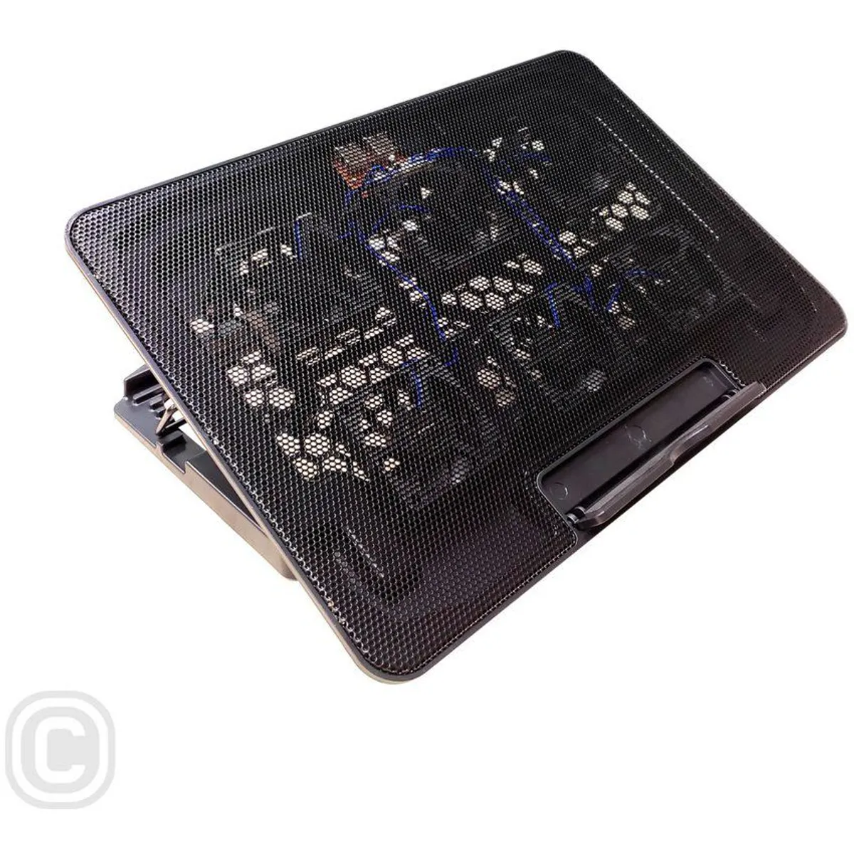 GENERICO - Cooler portátil six fan  14 - 17.3 negro