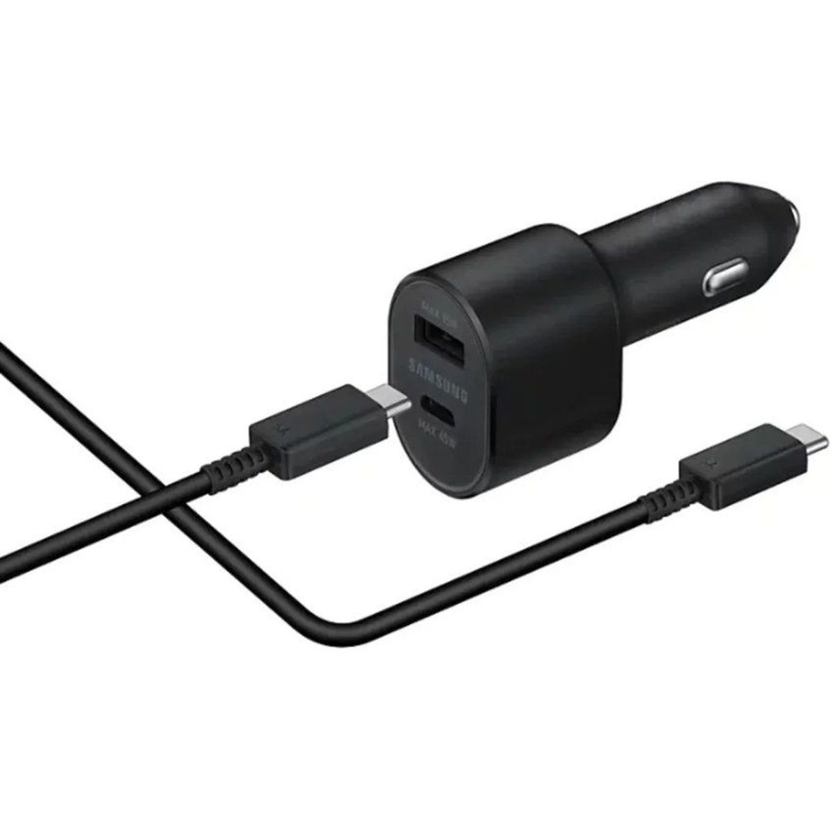 SAMSUNG - Cargador Auto Samsung 45W Súper Fast Charging Original Negro