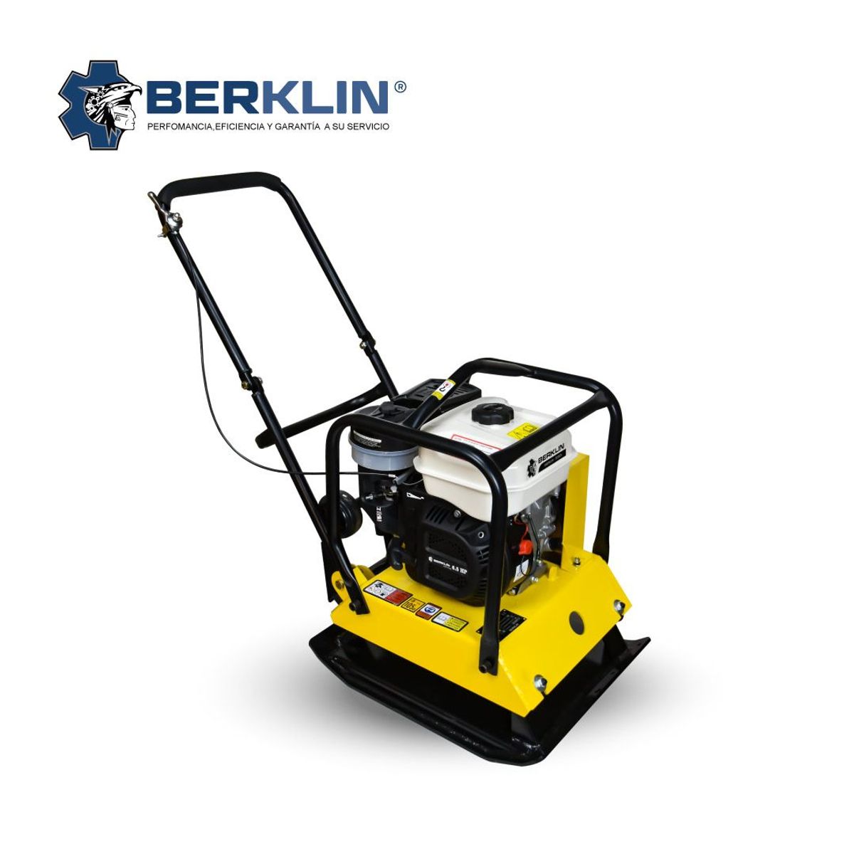BERKLIN - Plancha Compactadora con motor BERKLIN 6.5 hp