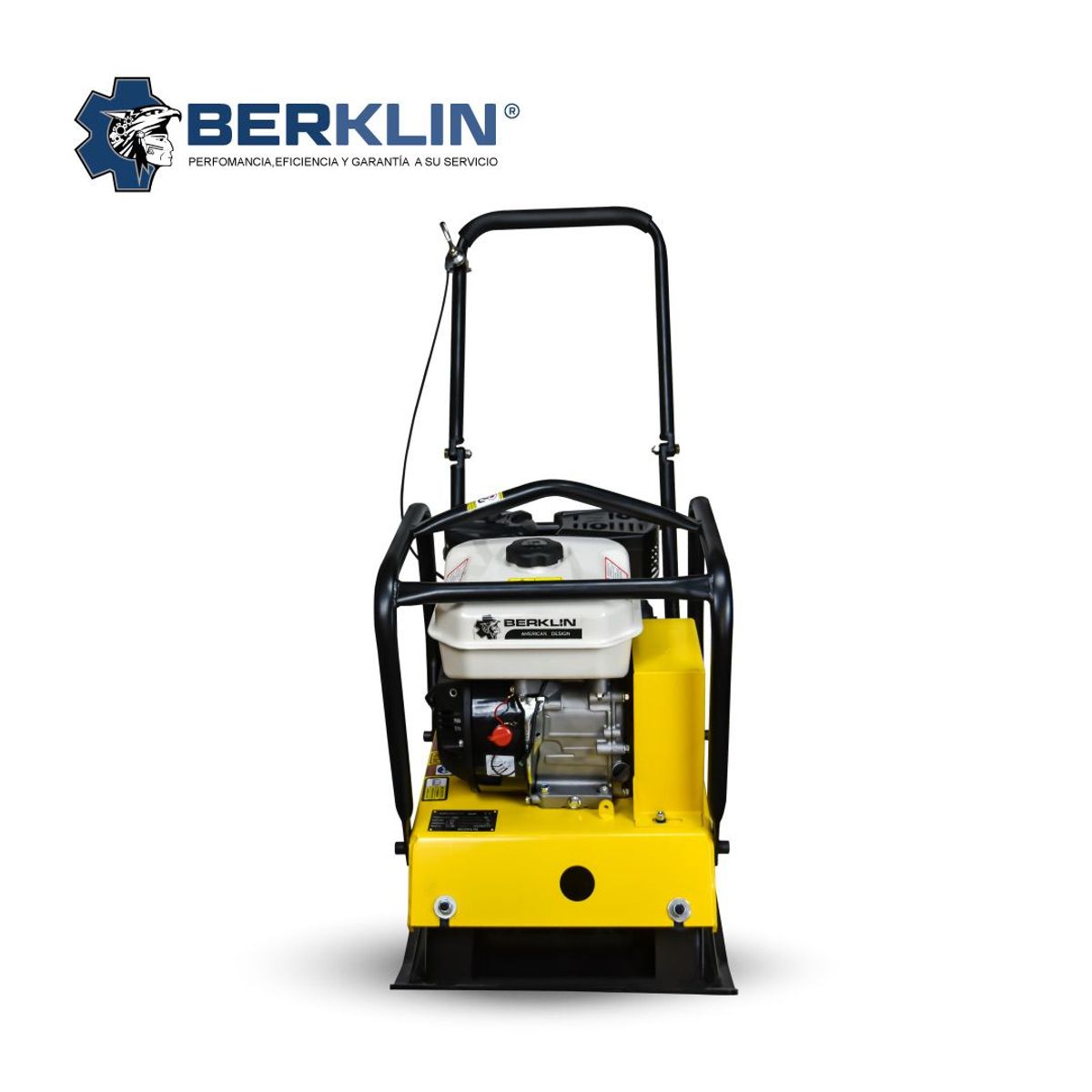 BERKLIN - Plancha Compactadora con motor BERKLIN 6.5 hp