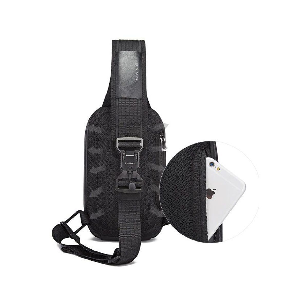 BANGE - Pechera morral crossbody bange 2022-hombres