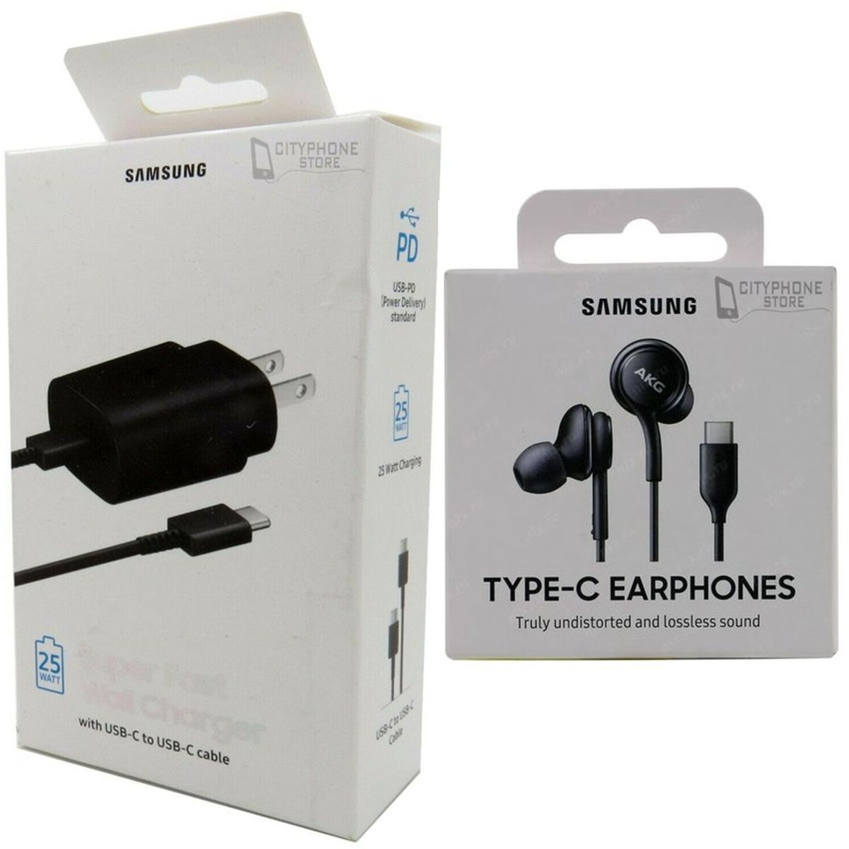 SAMSUNG - Audífono Akg Tipo-C + Cargador 25W Carga Rápida