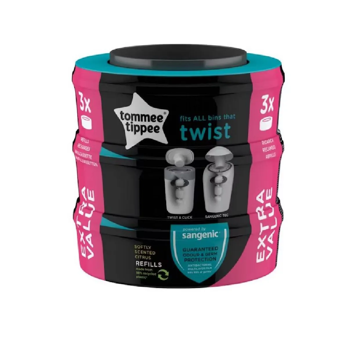 TOMMEE TIPPEE - Repuesto Para Tacho De Pañales Tommee Tippee Twist  Click