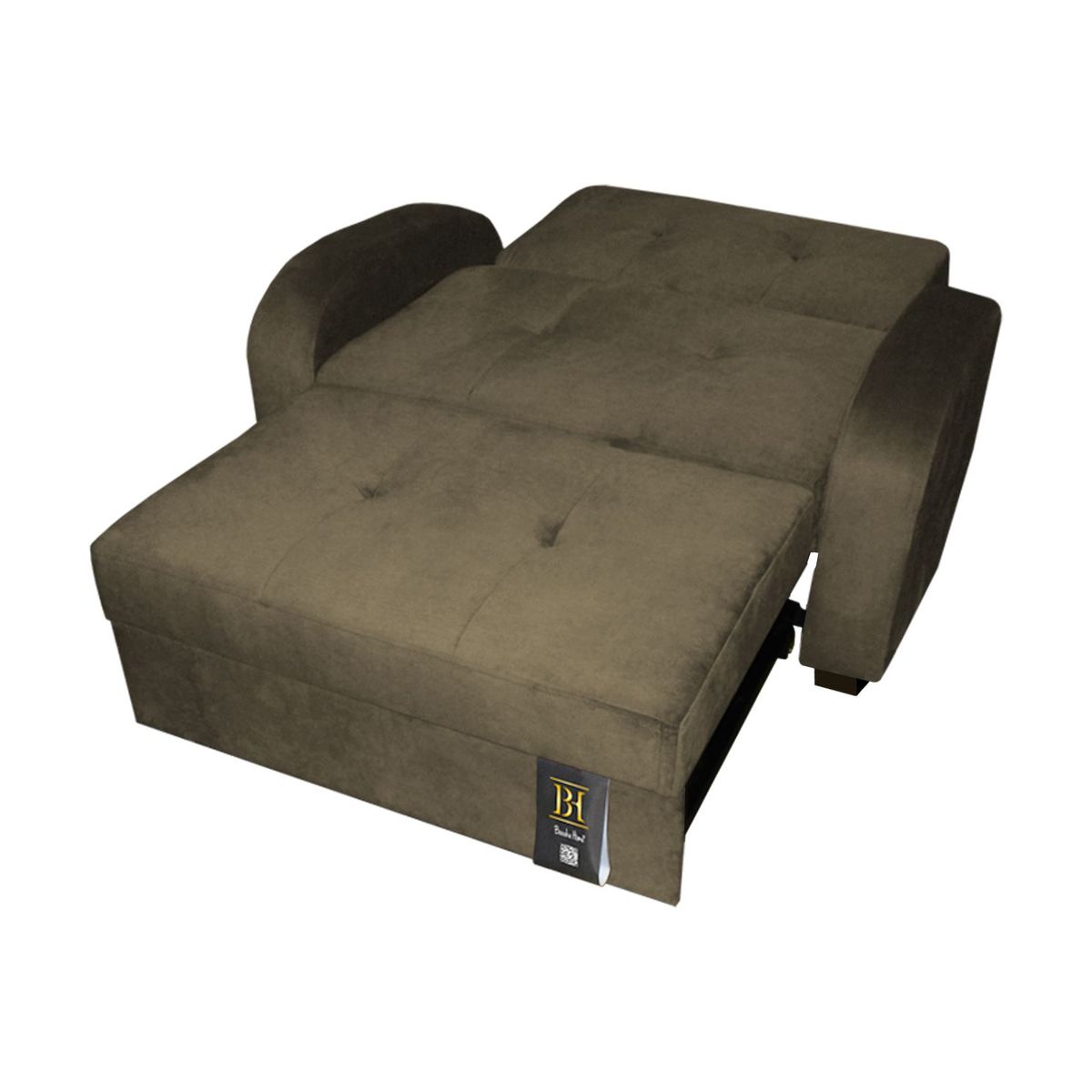 BARAKA HOME - Sofá Cama Oakland 1.5 Plz - Beige Oscuro