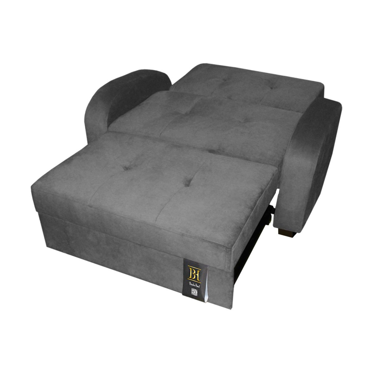 BARAKA HOME - Sofá Cama Oakland 1.5 Plz - Gris Claro