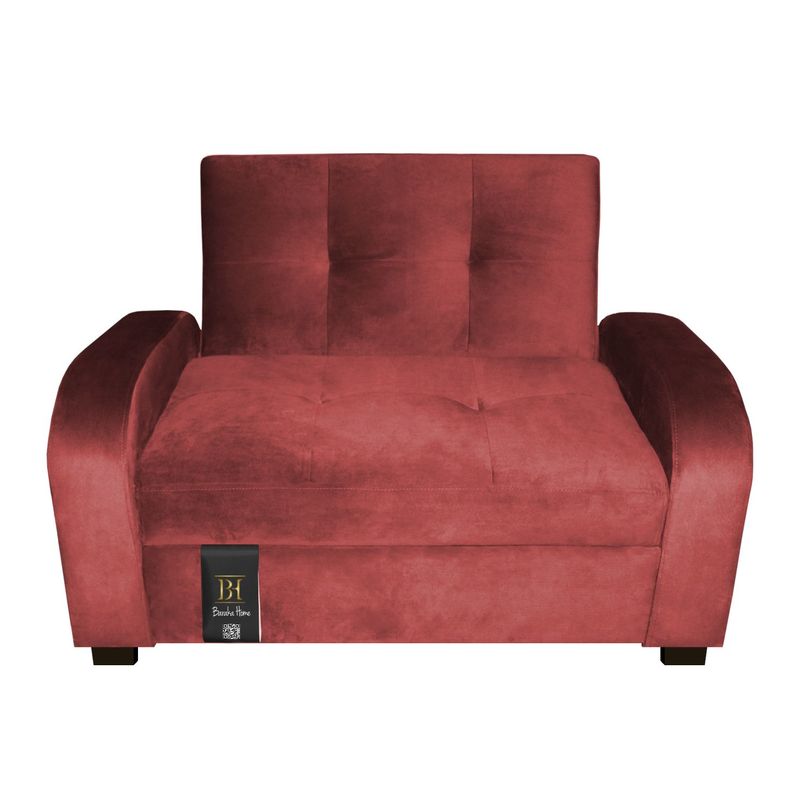 BARAKA HOME - Sofá Cama Oakland 1.5 Plz - Rojo