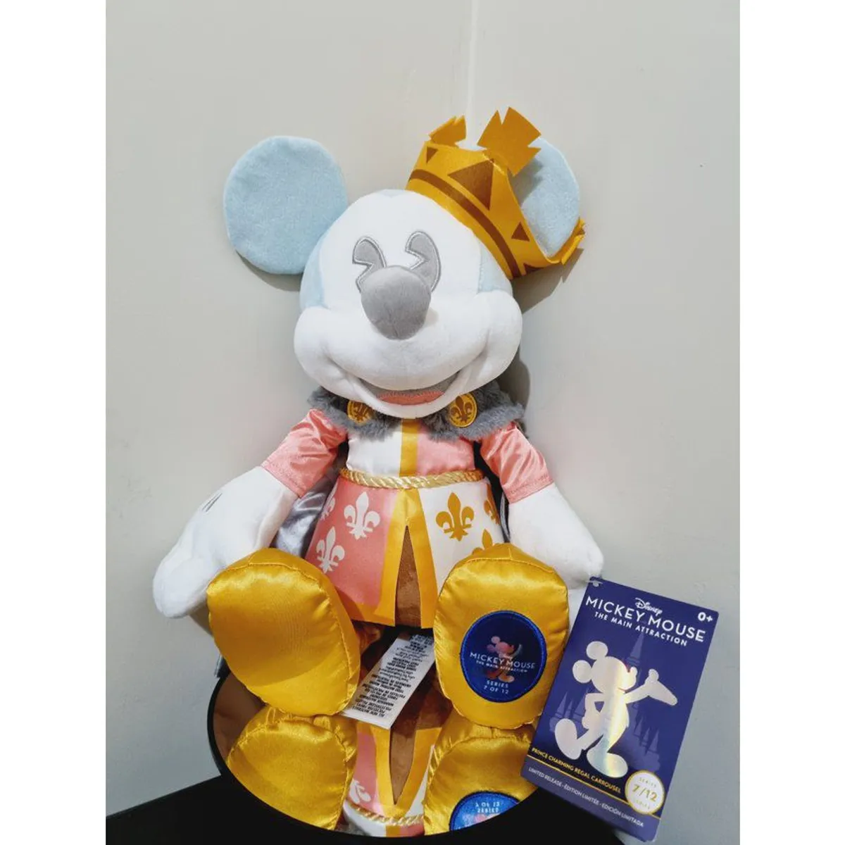 DISNEY - Peluche Mickey Mouse Príncipe Real Charming - 50 Aniv Disney