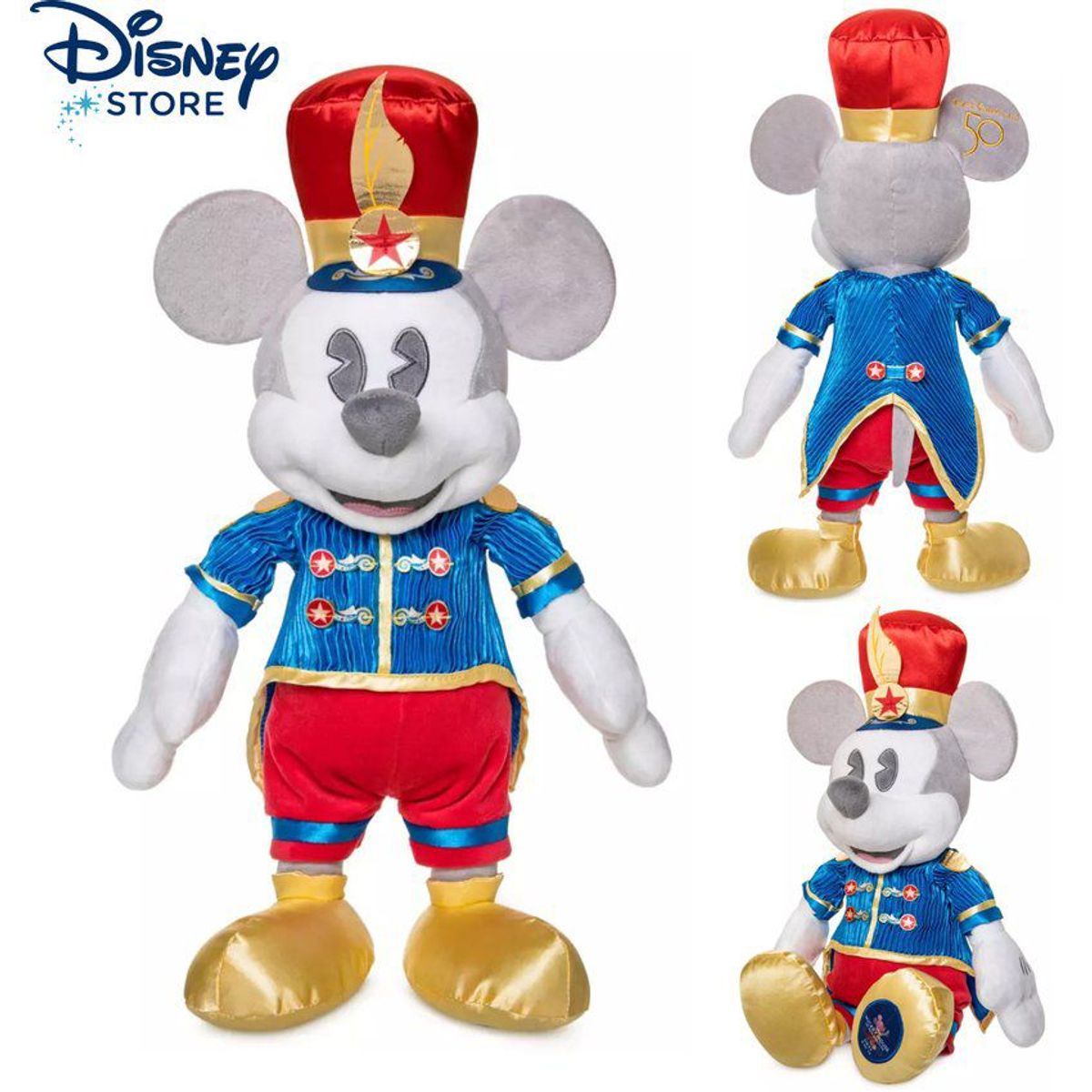 DISNEY - Peluche Mickey Mouse Dumbo Elefante Volador - 50 Aniv Disney