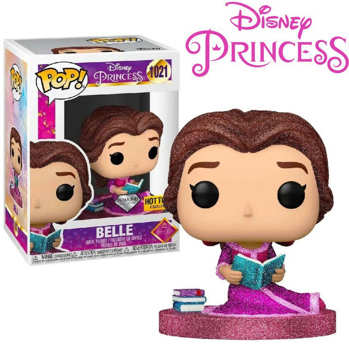 FUNKO - Funko Pop Bella - Disney Princesas Diamond Ex Hottopic Belle