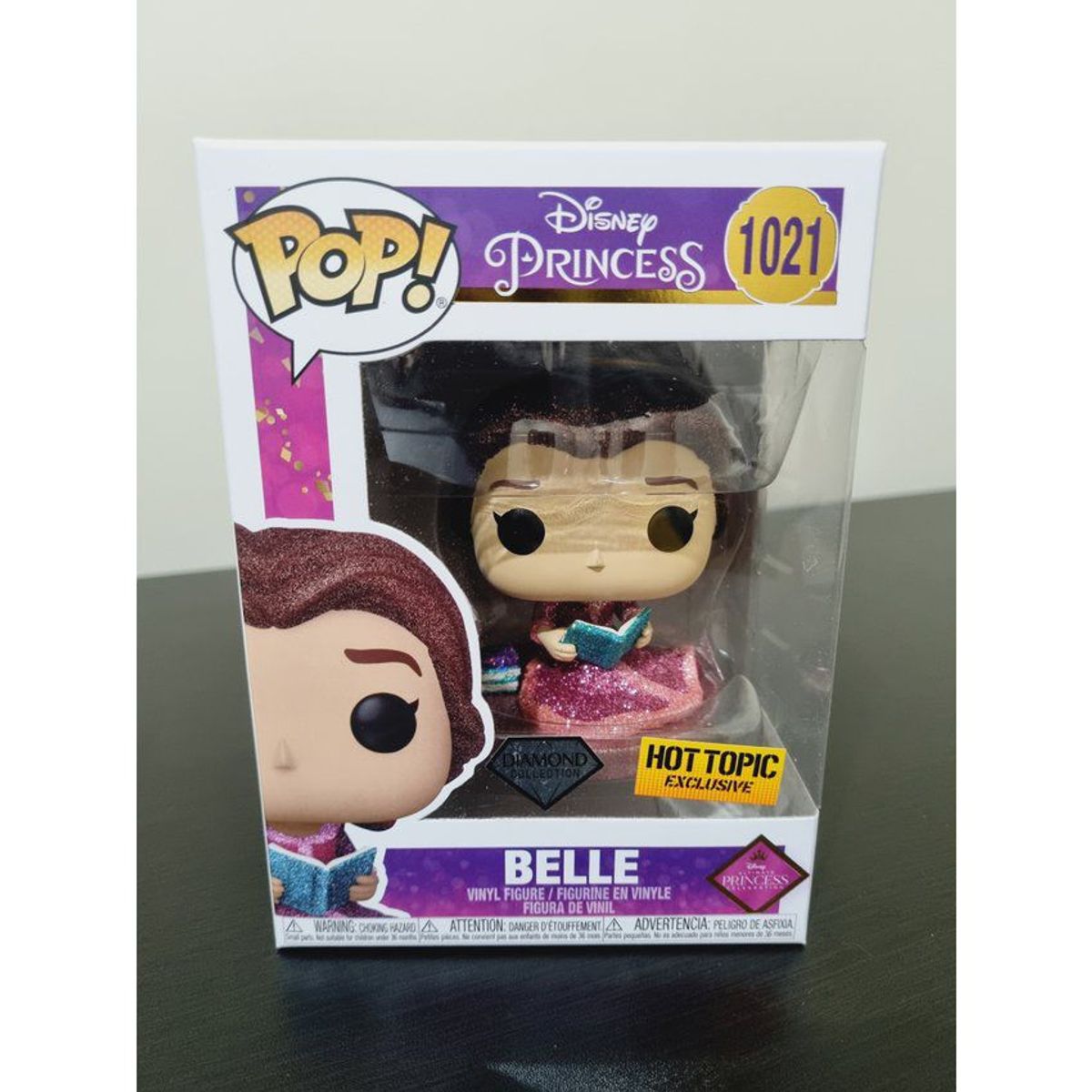 FUNKO - Funko Pop Bella - Disney Princesas Diamond Ex Hottopic Belle