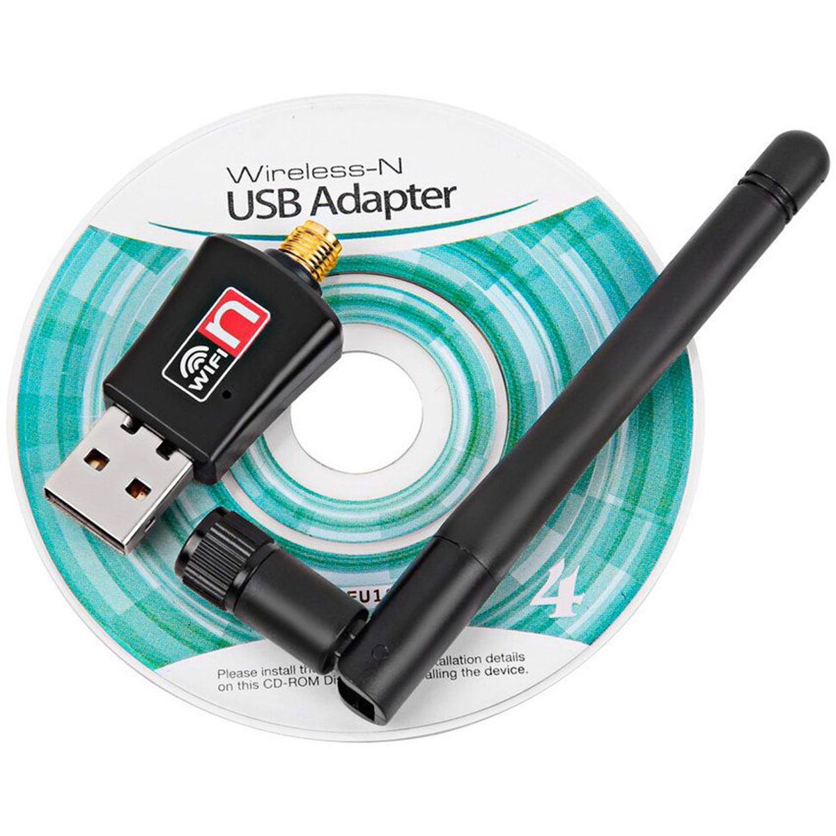 GENERICO - Usb wifi portátil antena extraible 150 mbps