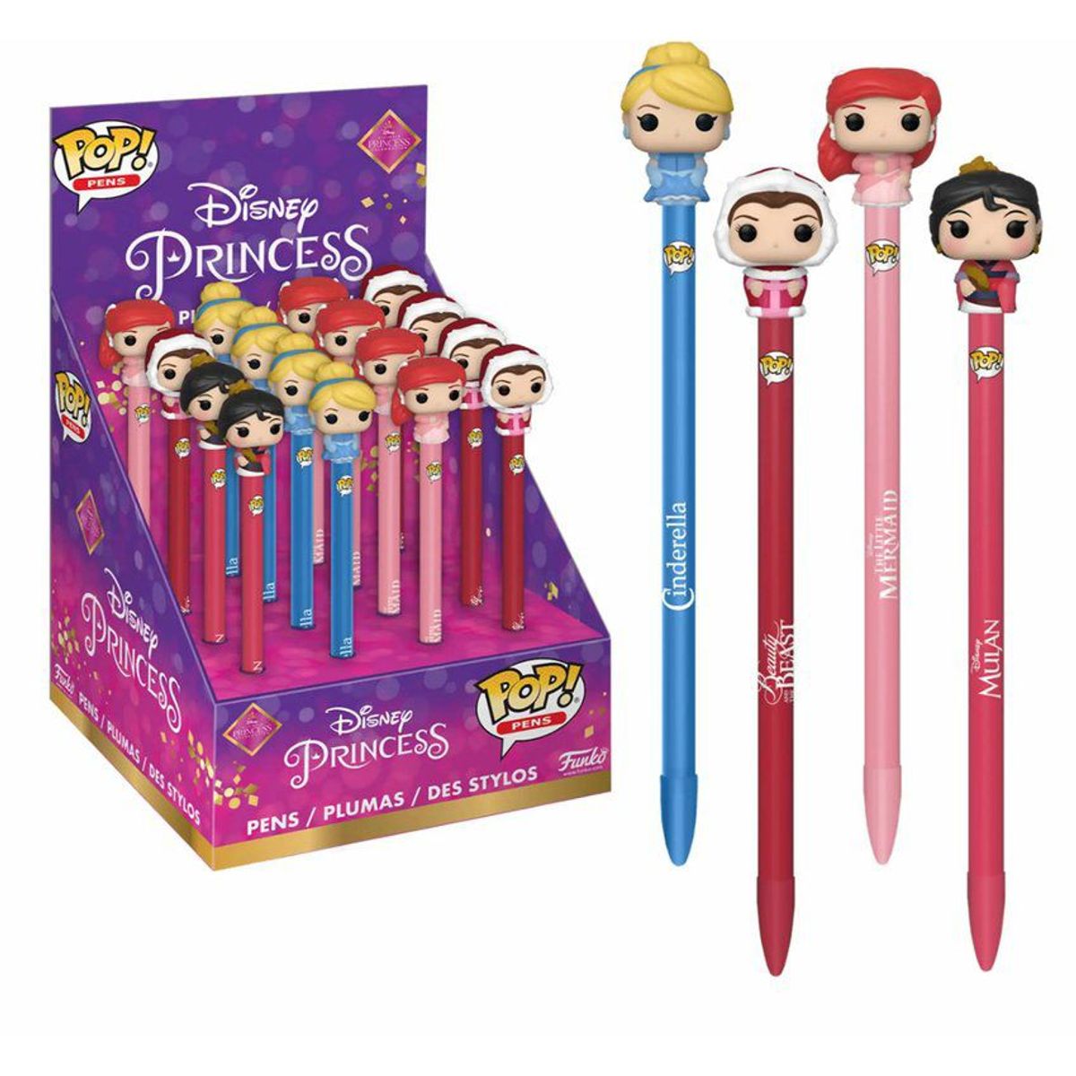 FUNKO - Disney princesas Bella Winter pop lapicero - Pop Pen Topper