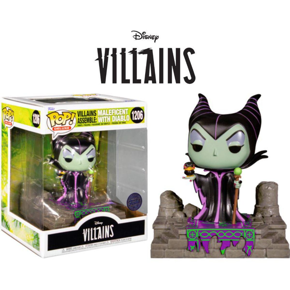 FUNKO - Funko Deluxe Malefica - Disney Maleficent With Diablo HotTop