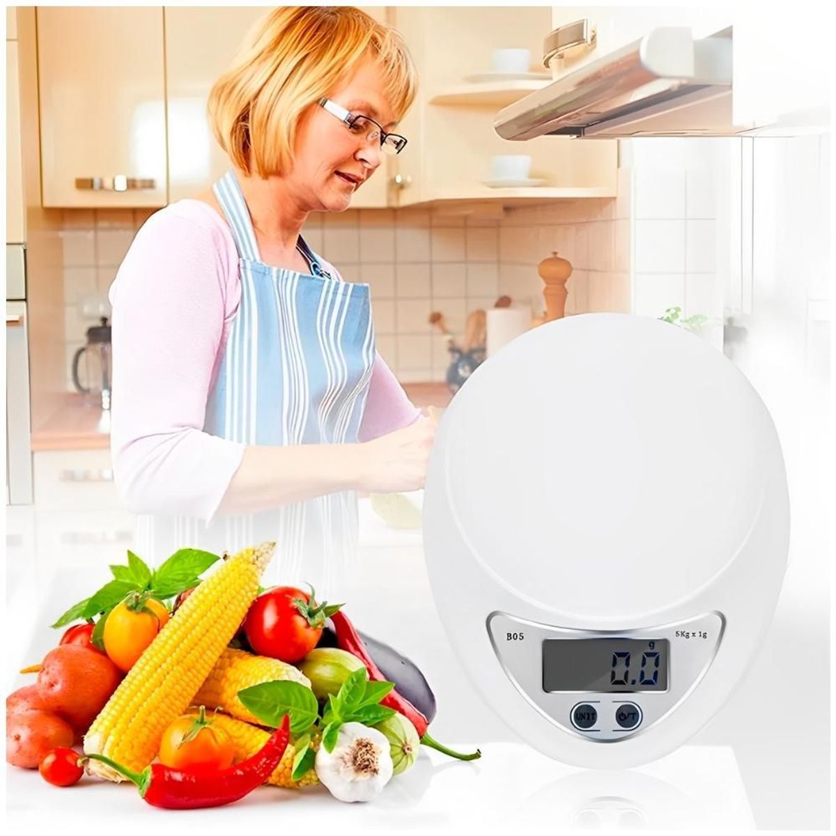 MINARI - Balanza Gramera Digital para Repostería B89