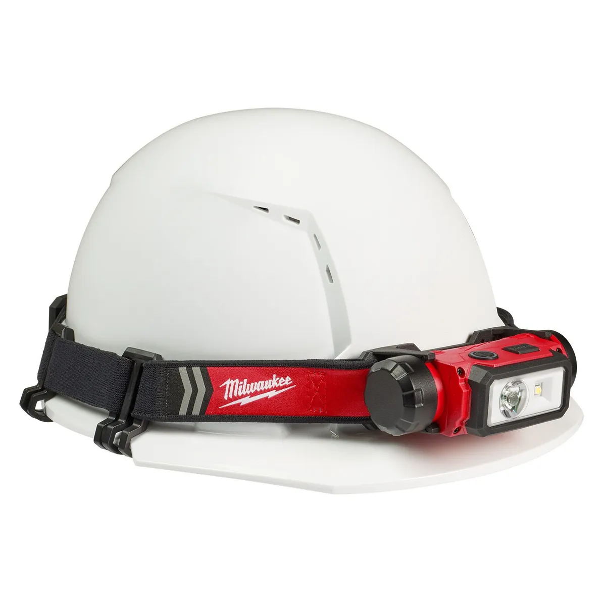 MILWAUKEE - Linterna para casco recargable por USB 600 lúmenes, 2163-21