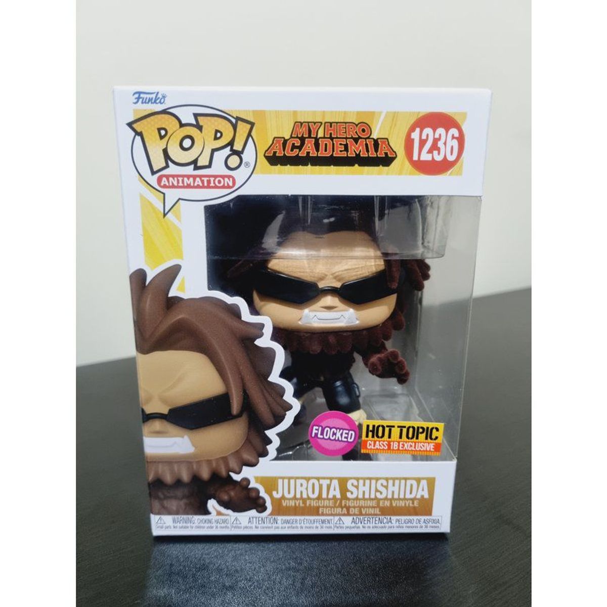 FUNKO - Funko Pop Jurota Shishida Flocked -My Hero Academia HotTopic