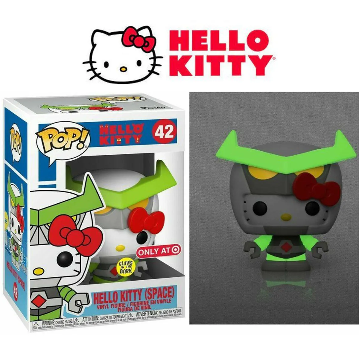 FUNKO - Funko Pop Sanrio - Hello Kitty Space Glow - Exclusivo Target