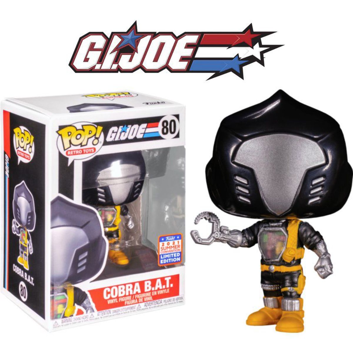 FUNKO - Funko Pop Cobra Bat GI Joe - Cobra B.a.t Exclusivo Nycc 2021