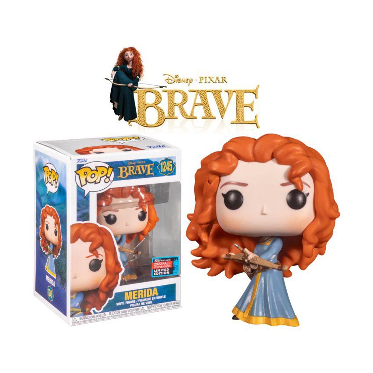 FUNKO - Funko Pop Merida -Disney Valiente Brave Fall Convention 2022