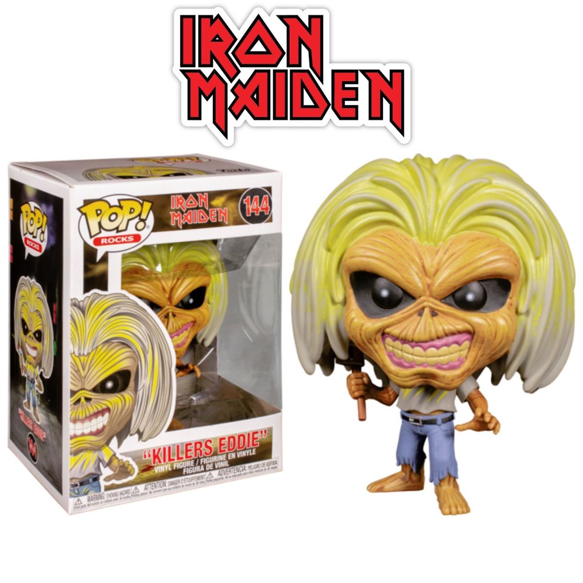 FUNKO - Funko Pop Rocks Iron Maiden - Killers Eddie 144