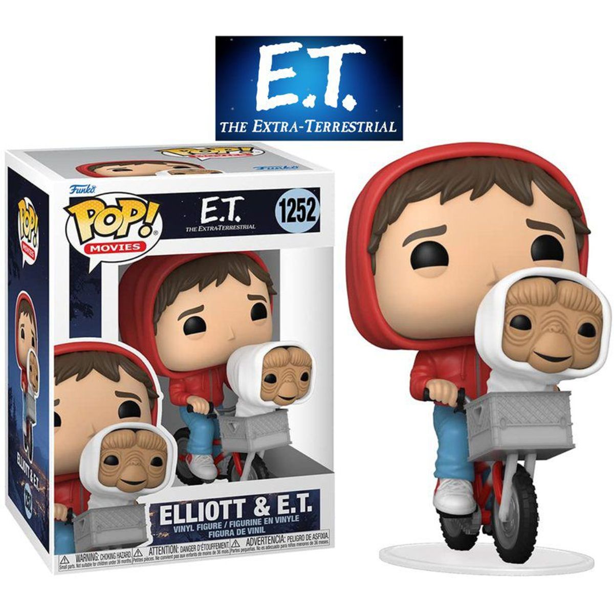 FUNKO - Funko Pop ET El Extraterrestre - Elliott y E.T 1252