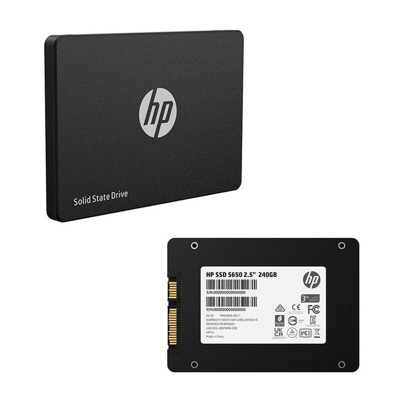 HP - Disco SSD HP s650 240gb 2.5 sata iii 6gbs