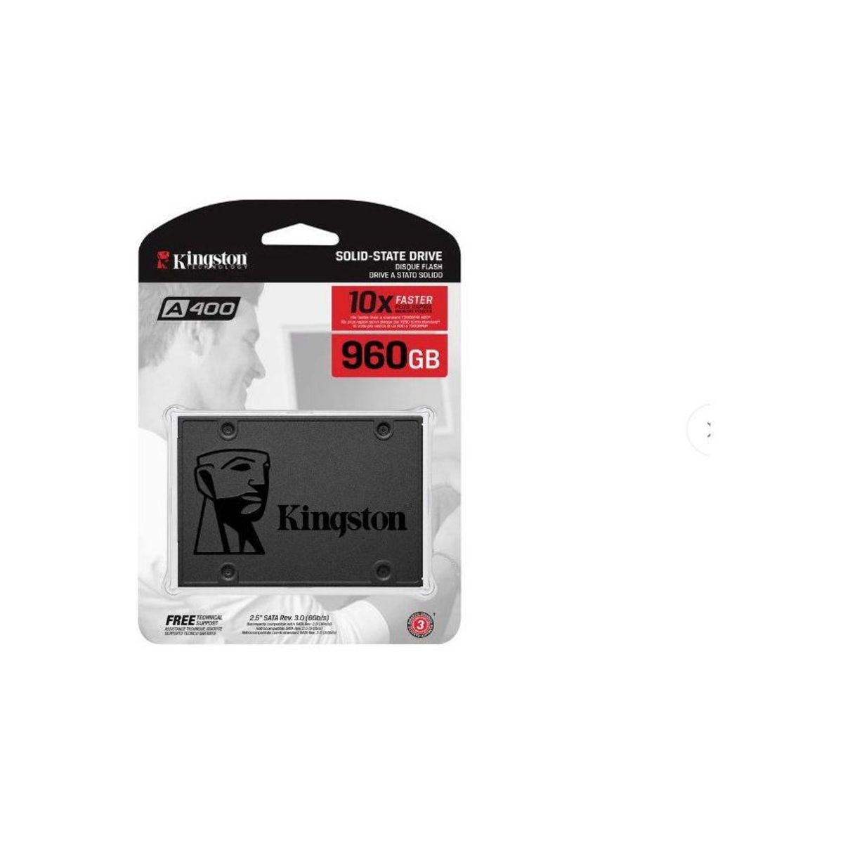 KINGSTON - Disco SSD Kingston a400 960gb sata 6gbs 2.5 Pulgadas