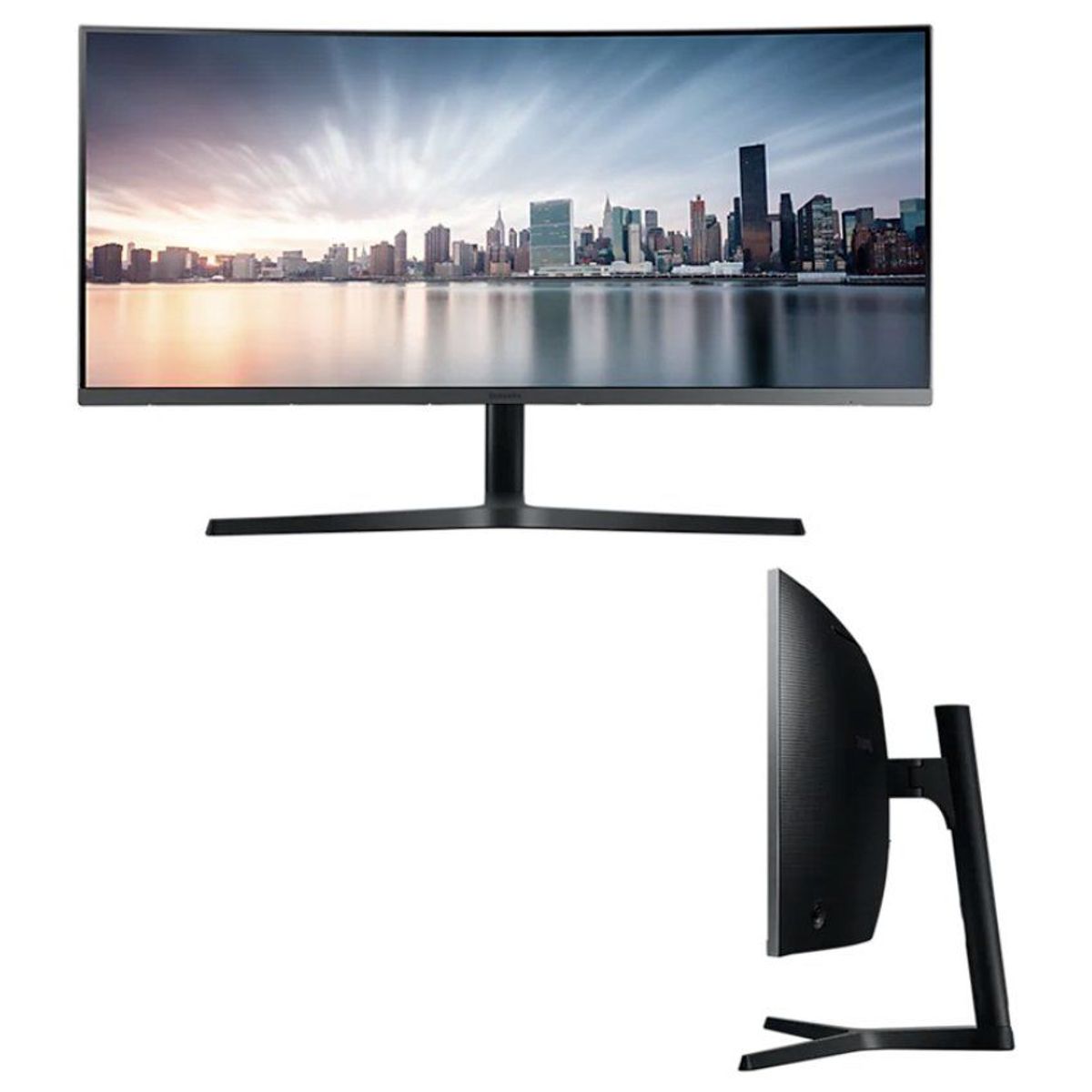 SAMSUNG - Monitor Samsung 34 Pulgadas LS34A650UBLXPE UW Curvo 3440x1440 HDMI DP