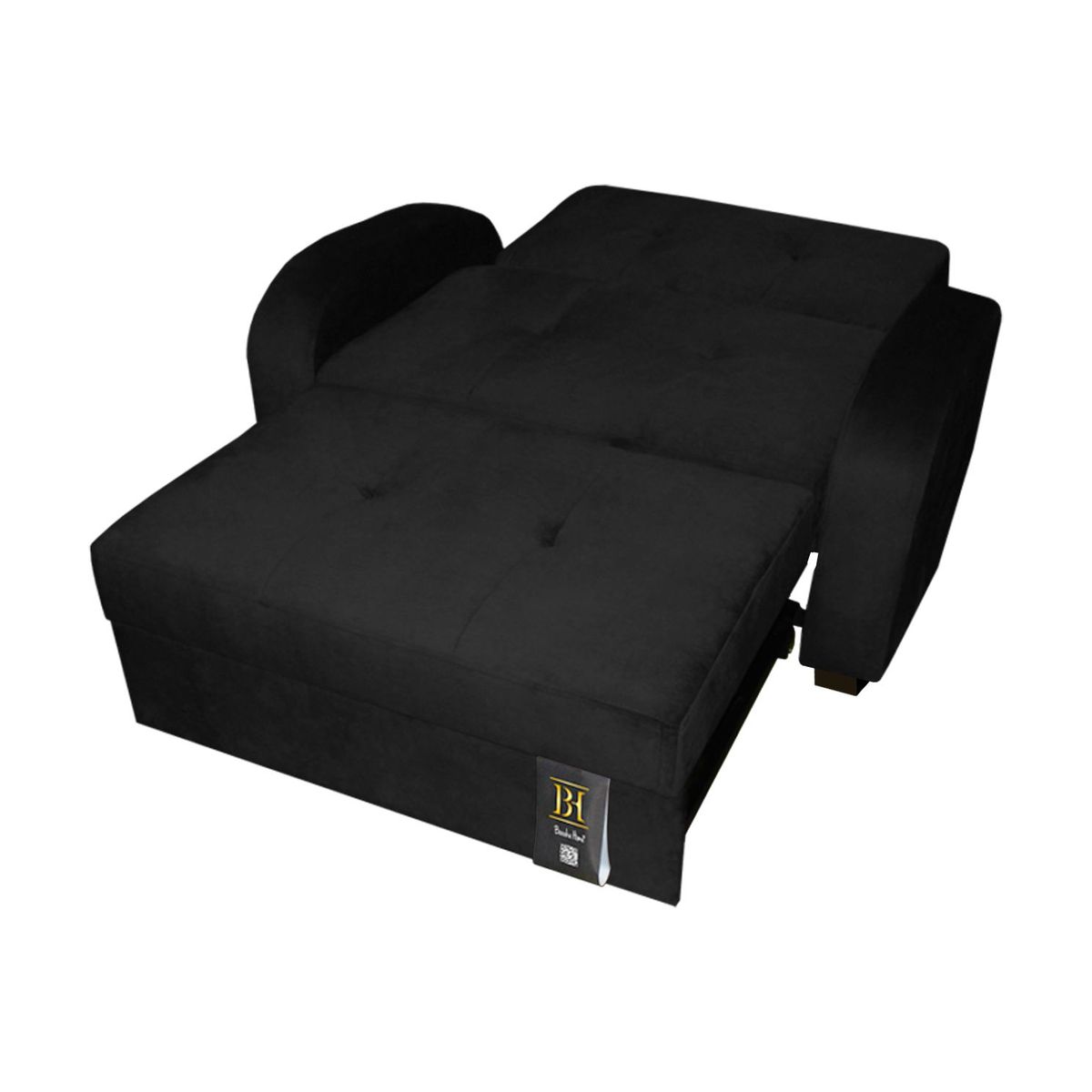 BARAKA HOME - Sofá Cama Oakland 2 Plz - Negro