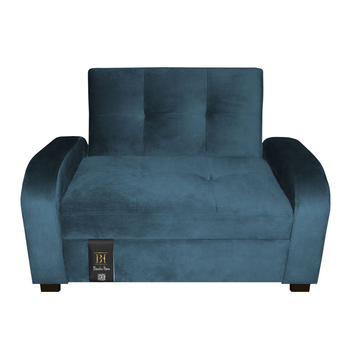 BARAKA HOME - Sofá Cama Oakland 2 Plz - Azul Cobalto