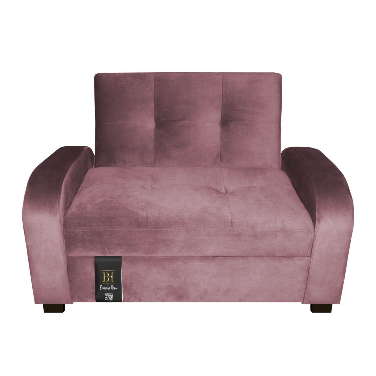 BARAKA HOME - Sofá Cama Oakland 2 Plz - Rosado