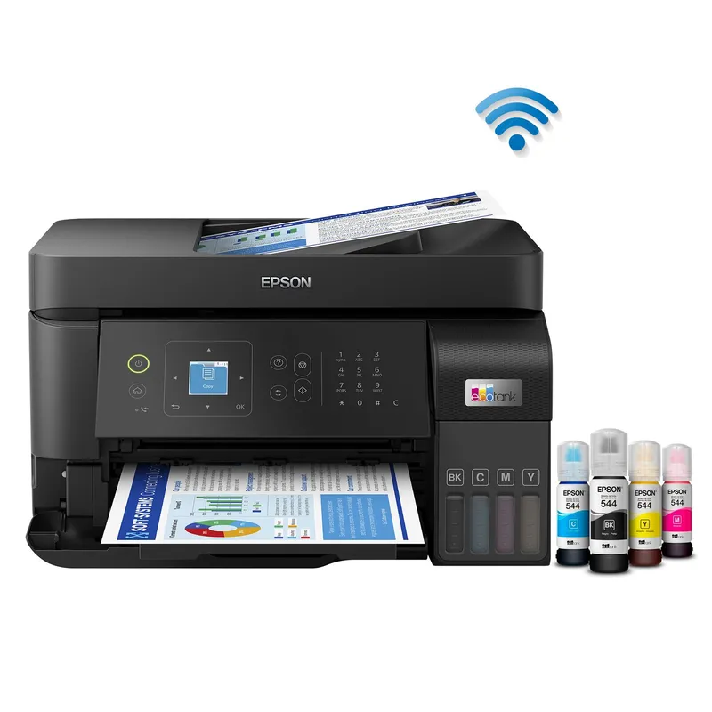 EPSON - Impresora Epson  EcoTank L5590 Multifuncional Fax USB LAN Wi-Fi