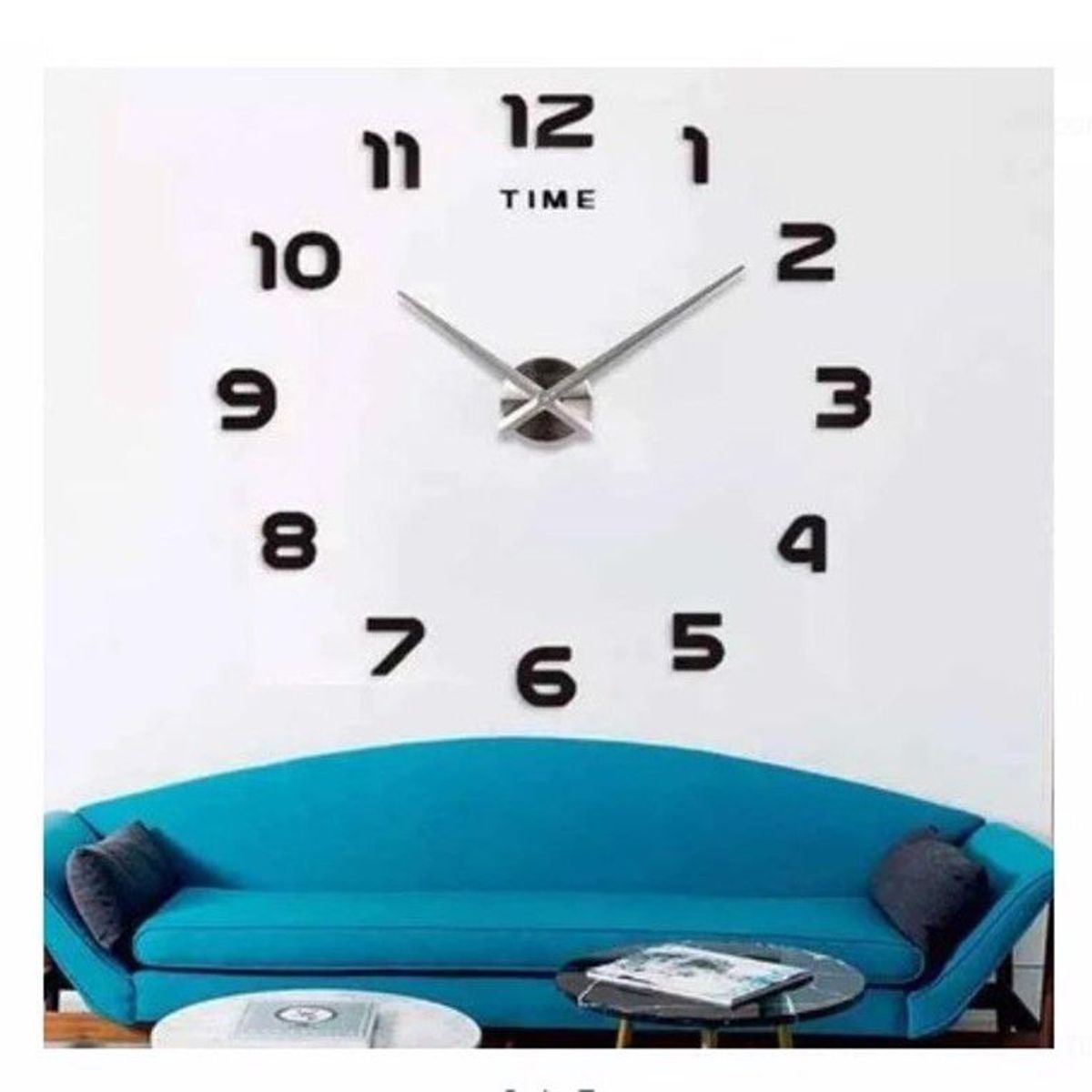 GENERICO - Reloj de pared 3d decorativo modelo europeo Grande