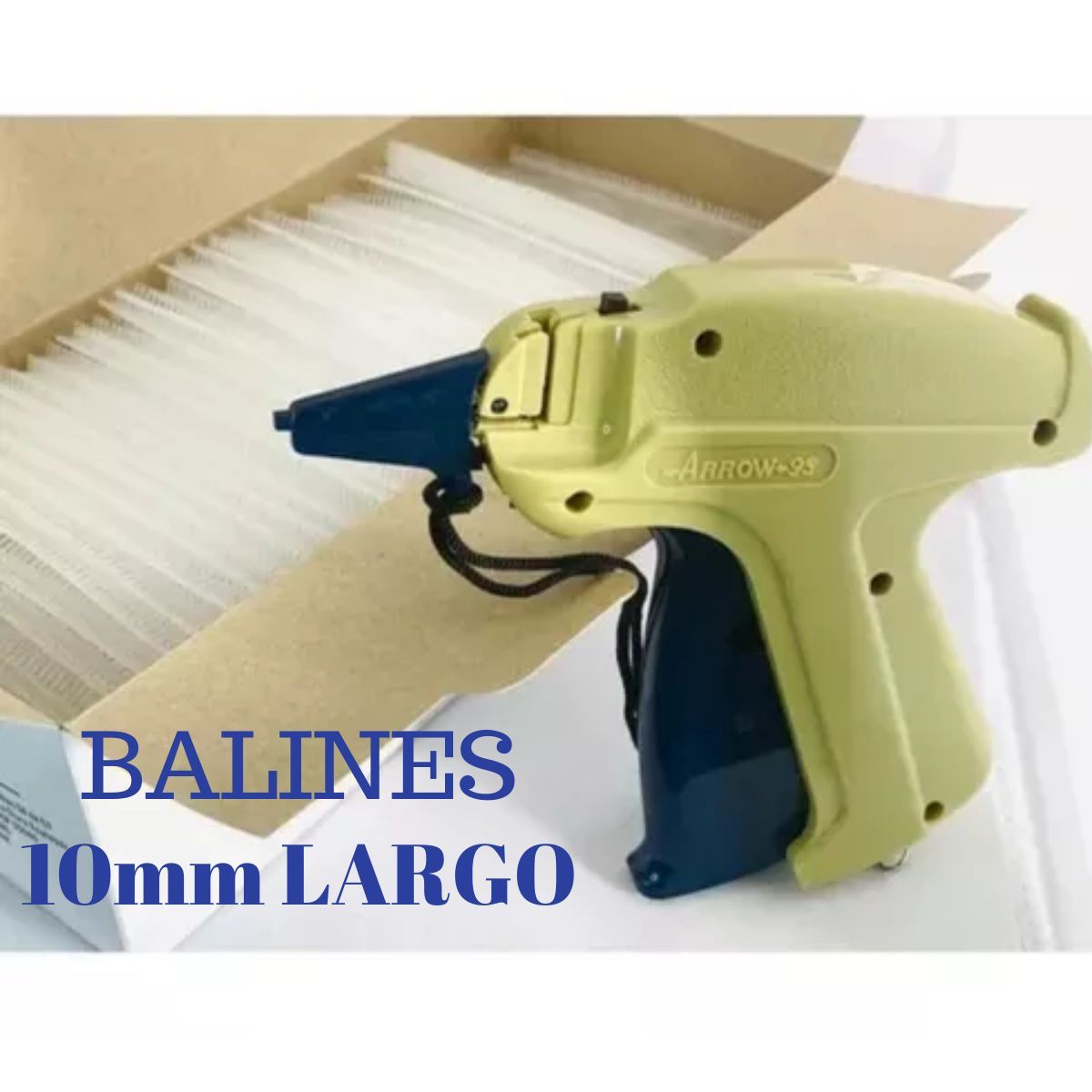 GENERICO - Pistola Etiquetadora Para Ropa Más 5000 Precintos de 10mm